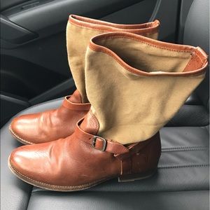 SOLD Frye Mid-calf Boots in brown